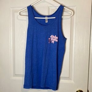 Blue tank top